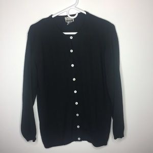 Anna Gray Medium Black Cardigan